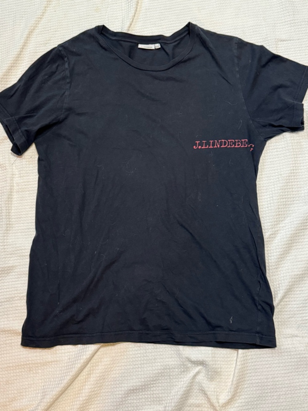 J. Lindeberg Black Logo Pocket T-Shirt xl